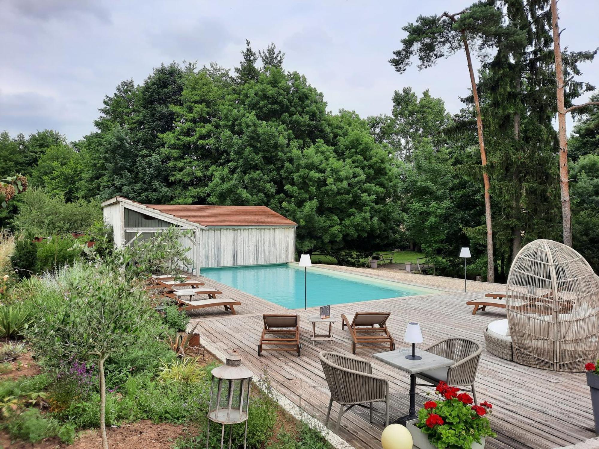 Hotel Charme Au Fil De L'Eau Vendieres Exterior foto